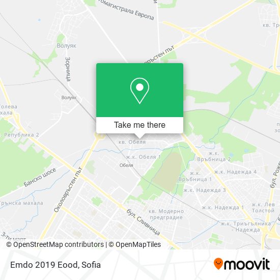 Карта Emdo 2019 Eood