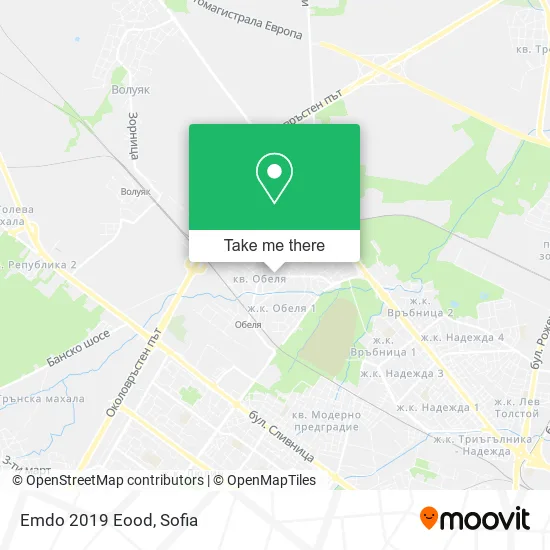 Карта Emdo 2019 Eood