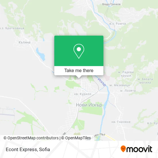 Карта Econt Express