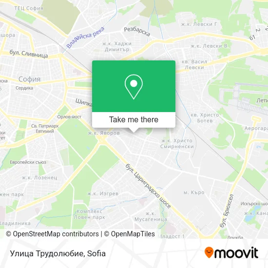 Карта Улица Трудолюбие