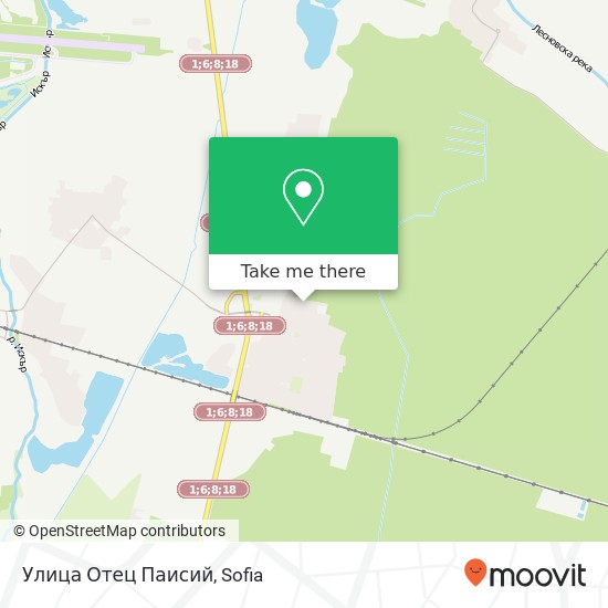 Улица Отец Паисий map