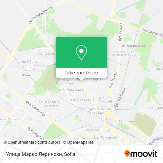 Улица Марко Лерински map