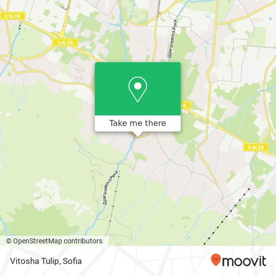 Vitosha Tulip map
