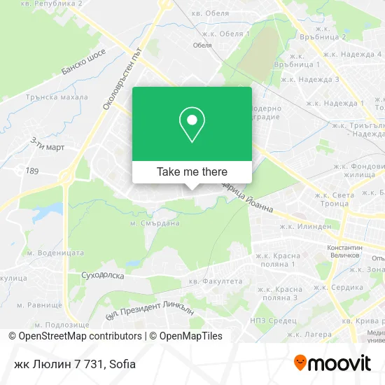 Карта жк Люлин 7 731