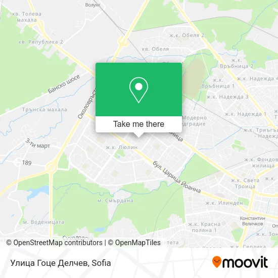 Карта Улица Гоце Делчев