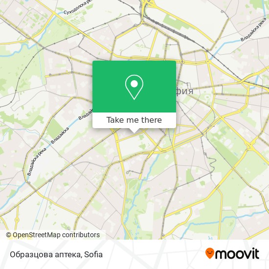 Образцова аптека map