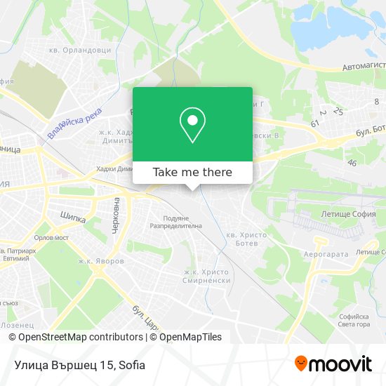 Улица Вършец 15 map