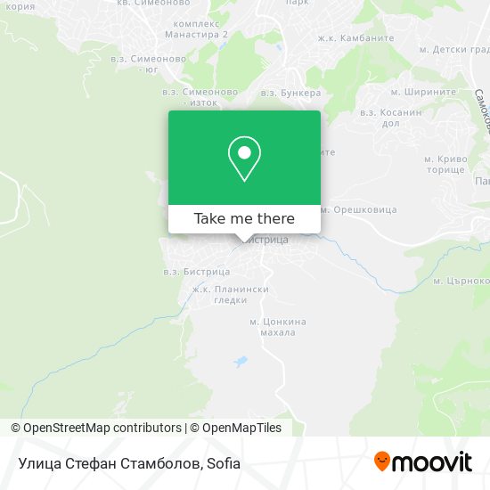 Улица Стефан Стамболов map