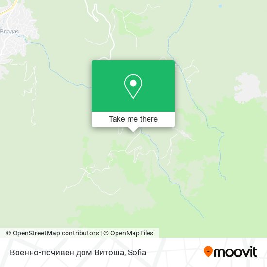 Военно-почивен дом Витоша map