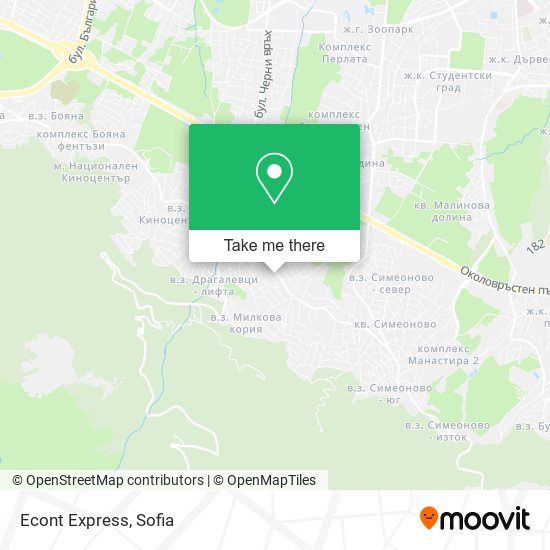 Карта Econt Express