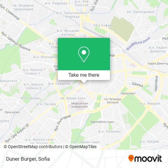 Duner Burger map