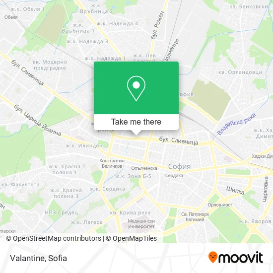 Карта Valantine
