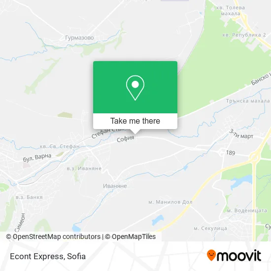 Карта Econt Express