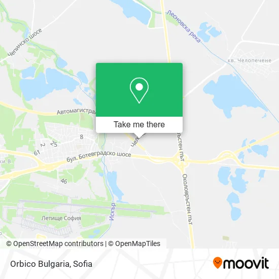 Карта Orbico Bulgaria