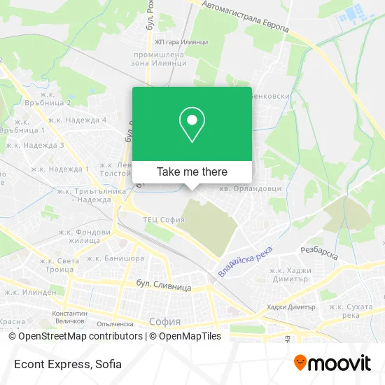 Карта Econt Express