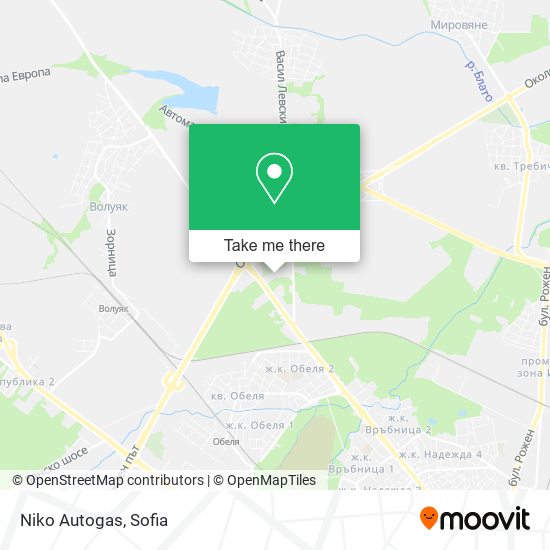Карта Niko Autogas