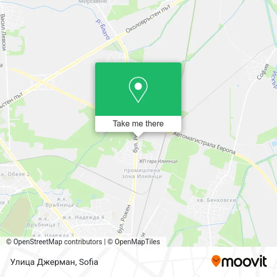 Карта Улица Джерман