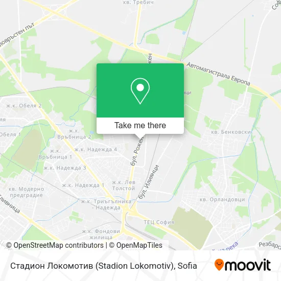 Стадион Локомотив (Stadion Lokomotiv) map