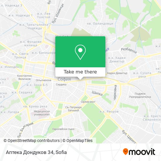 Аптека Дондуков 34 map