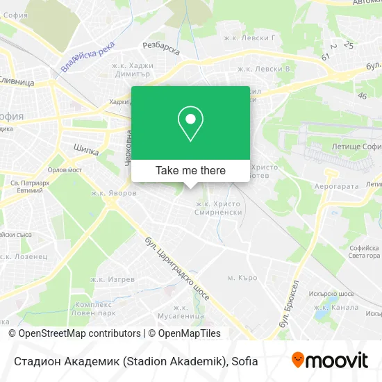 Карта Стадион Академик (Stadion Akademik)