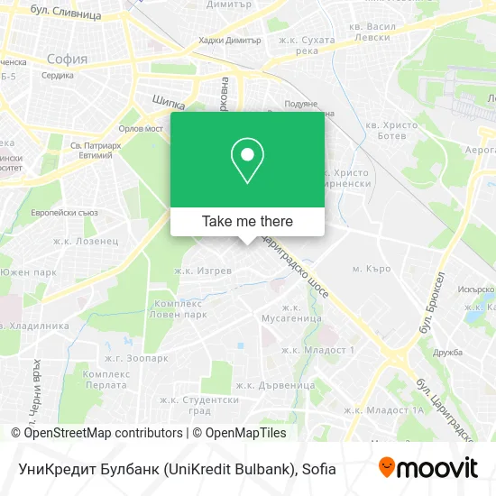 Карта УниКредит Булбанк (UniKredit Bulbank)