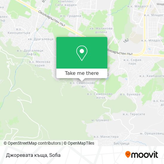 Джоревата къща map