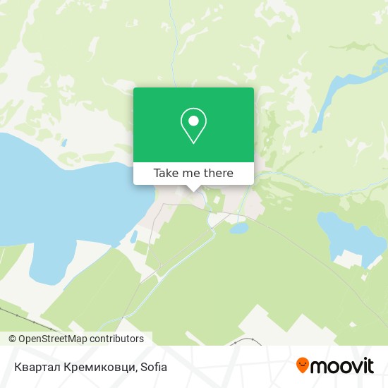 Квартал Кремиковци map
