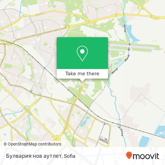 Булвария нов аутлет map