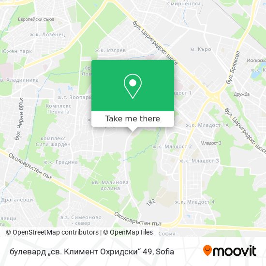 булевард „св. Климент Охридски“ 49 map
