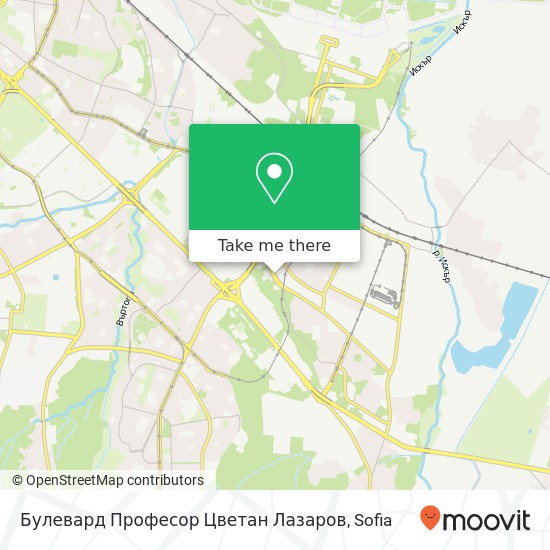 Булевард Професор Цветан Лазаров map
