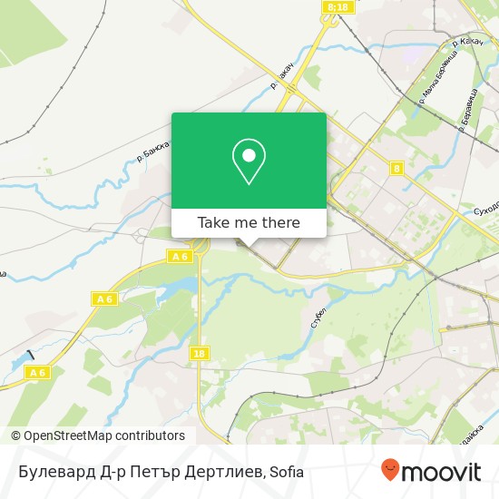 Булевард Д-р Петър Дертлиев map