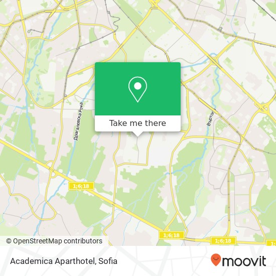 Academica Aparthotel map
