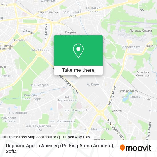 Карта Паркинг Арена Армеец (Parking Arena Armeets)