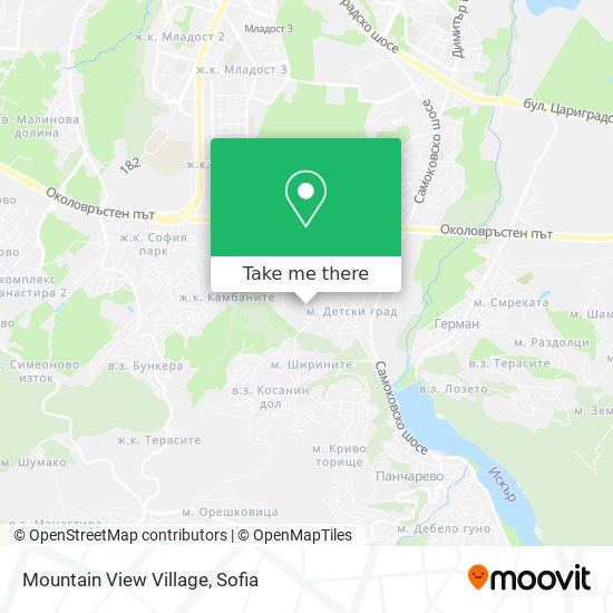 Карта Mountain View Village