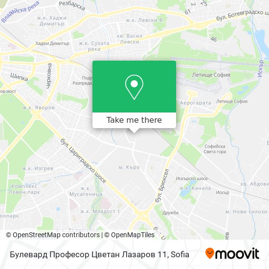 Булевард Професор Цветан Лазаров 11 map