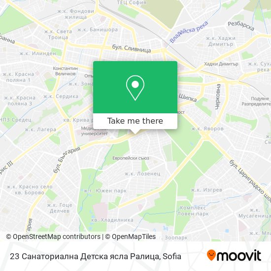 23 Санаториална Детска ясла Ралица map