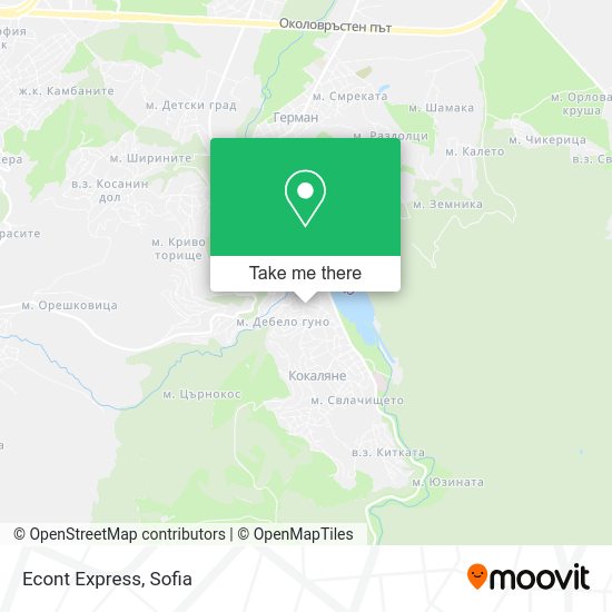 Карта Econt Express