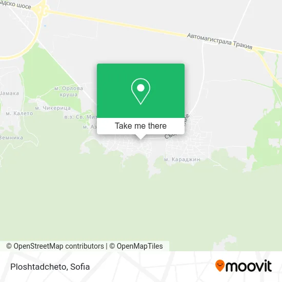 Карта Ploshtadcheto