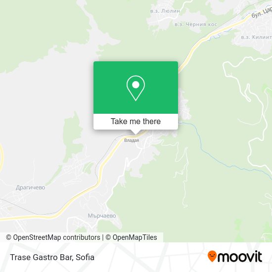 Карта Trase Gastro Bar