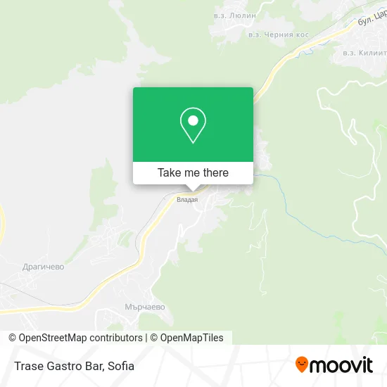 Карта Trase Gastro Bar