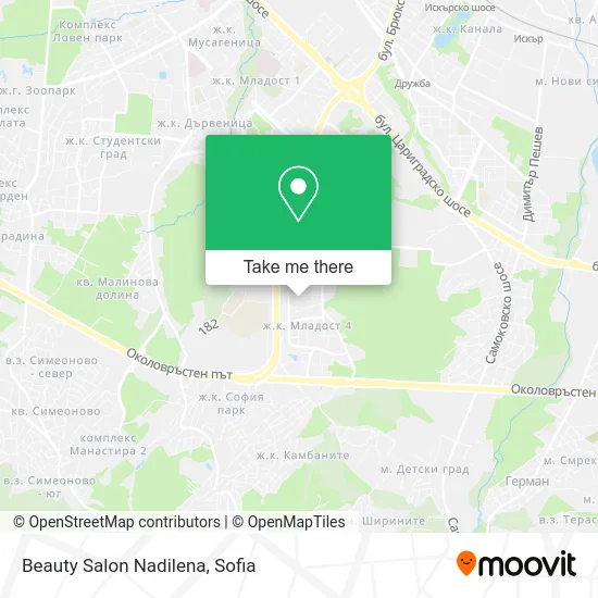 Карта Beauty Salon Nadilena