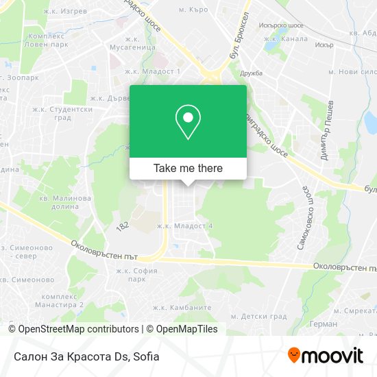 Салон За Красота Ds map