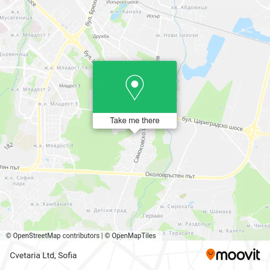 Карта Cvetaria Ltd