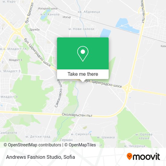Карта Andrews Fashion Studio