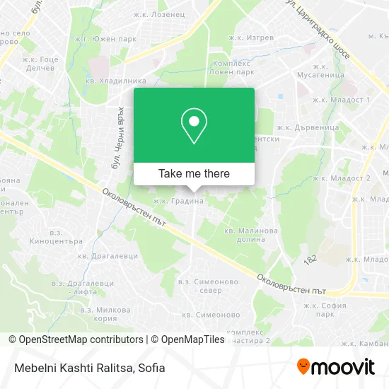Карта Mebelni Kashti Ralitsa