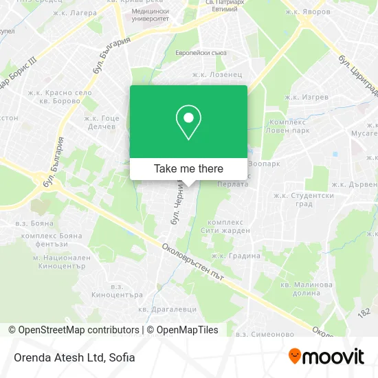 Карта Orenda Atesh Ltd