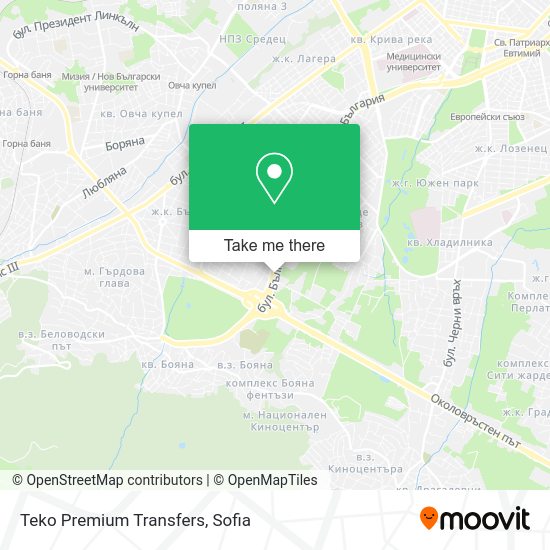 Карта Teko Premium Transfers