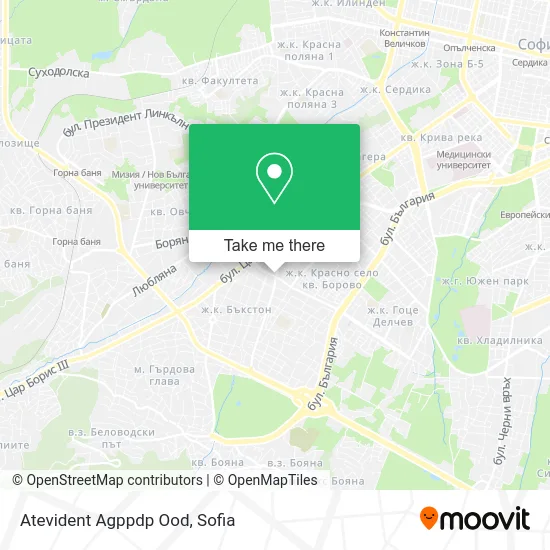 Карта Atevident Agppdp Ood