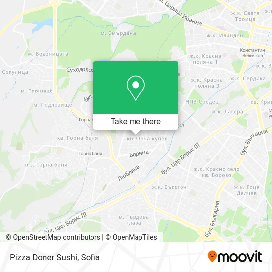 Карта Pizza Doner Sushi