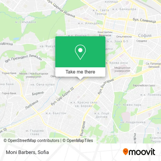 Карта Moni Barbers